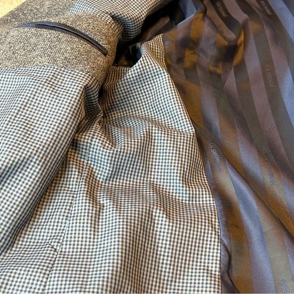 Ben Sherman Blue Tweed Blazer Sz L EUC - Picture 5 of 10